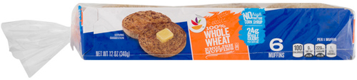 Stop and Shop Whole Wheat English muffins
